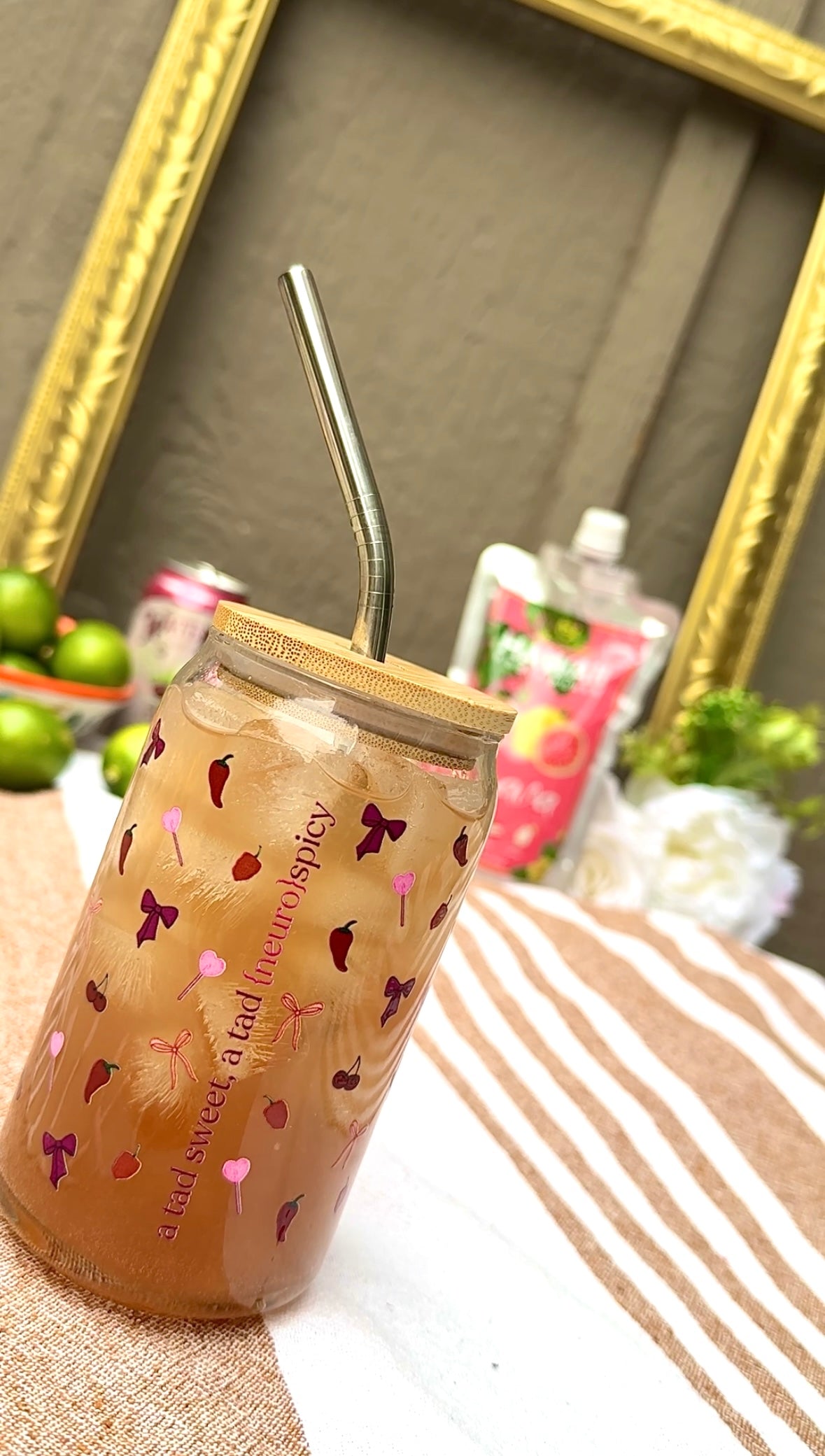 Sweet & {neuro}Spicy Can-Shaped Glass