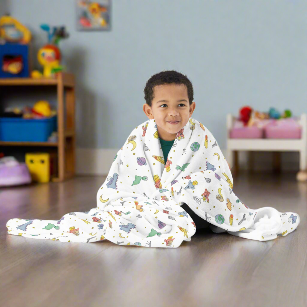 Kids Outer Space Blanket