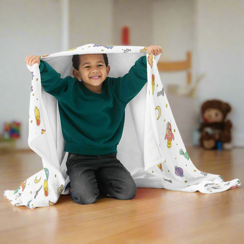 Kids Outer Space Blanket