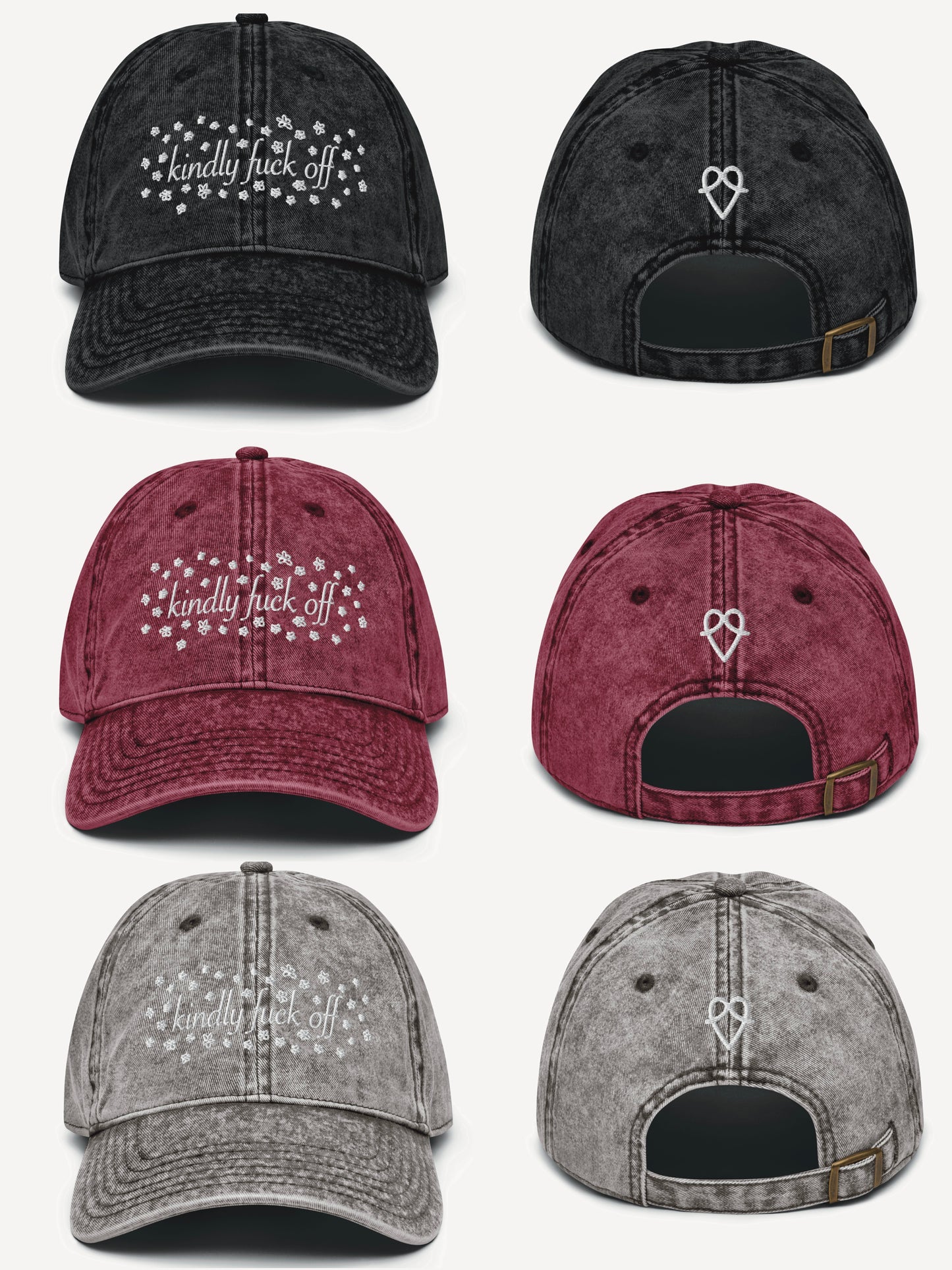 F-Off Embroidered Vintage Dad Hat